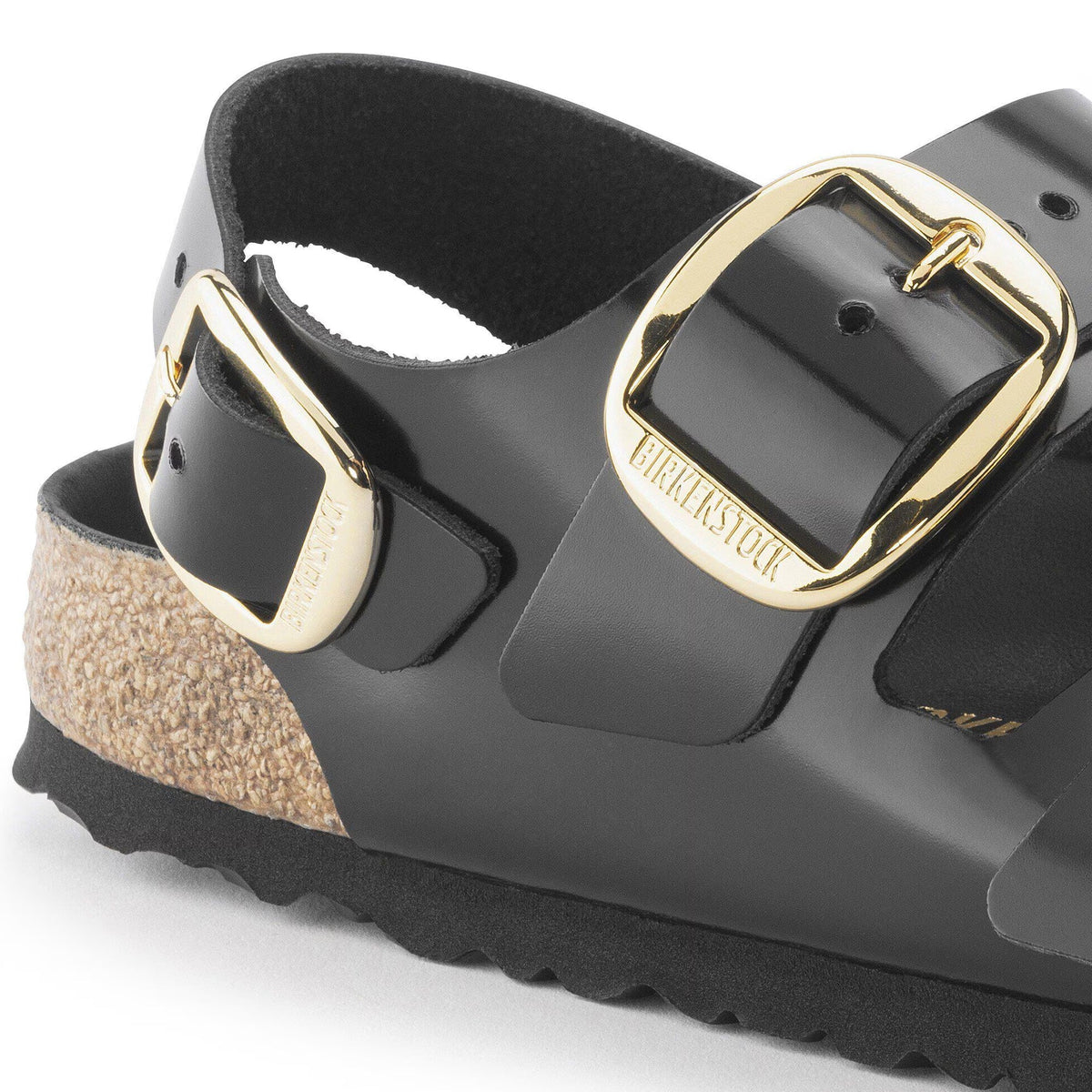 Birkenstock Womens Milano Big Buckle Slippers